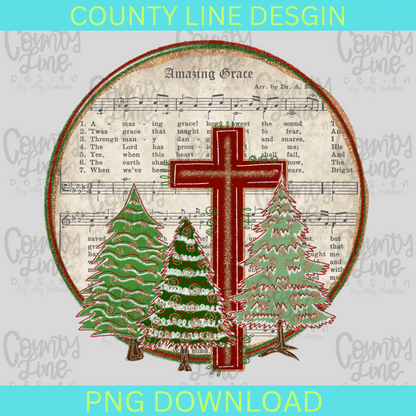 Amazing Grace Christmas Trees PNG