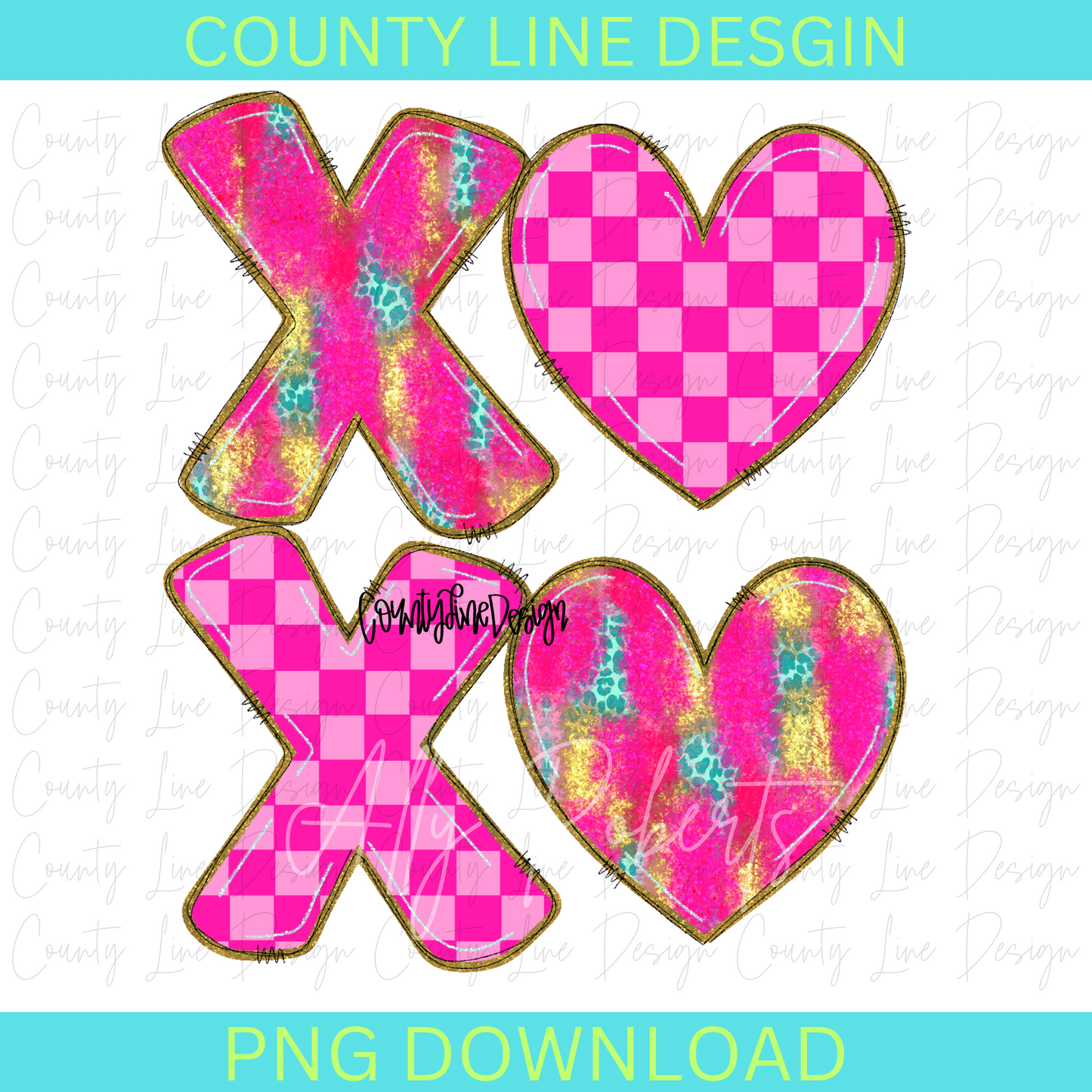 XOXO Pink/Pink PNG