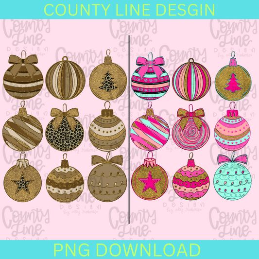 BUNDLE Ornaments PNG