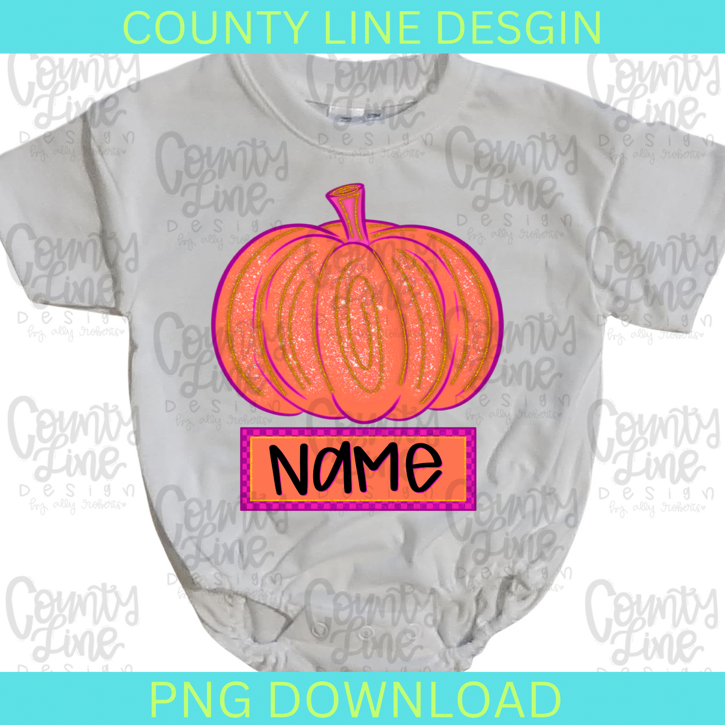 Pumpkin - ADD YOUR OWN NAME PNG