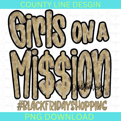 Black Friday - Girls on a Mission PNG