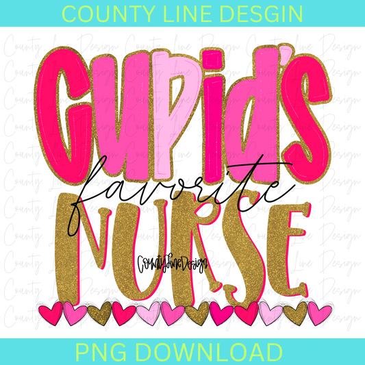 Cupid’s Favorite Nurse PNG