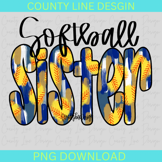 Softball sister PNG